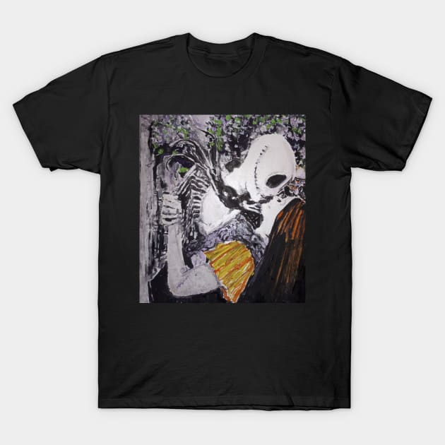 nightmare before Christmas T-Shirt by Mike Nesloney Art